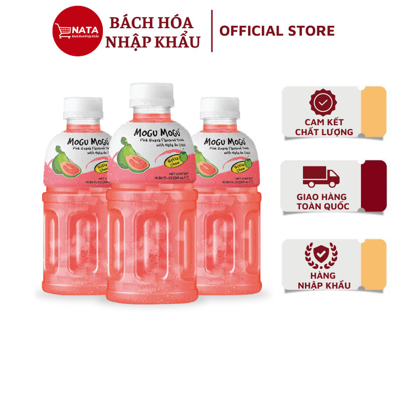 Nước Uống Thạch Mogu Mogu Đủ Vị 320ml Thái Lan Hương Vị Thơm Ngon