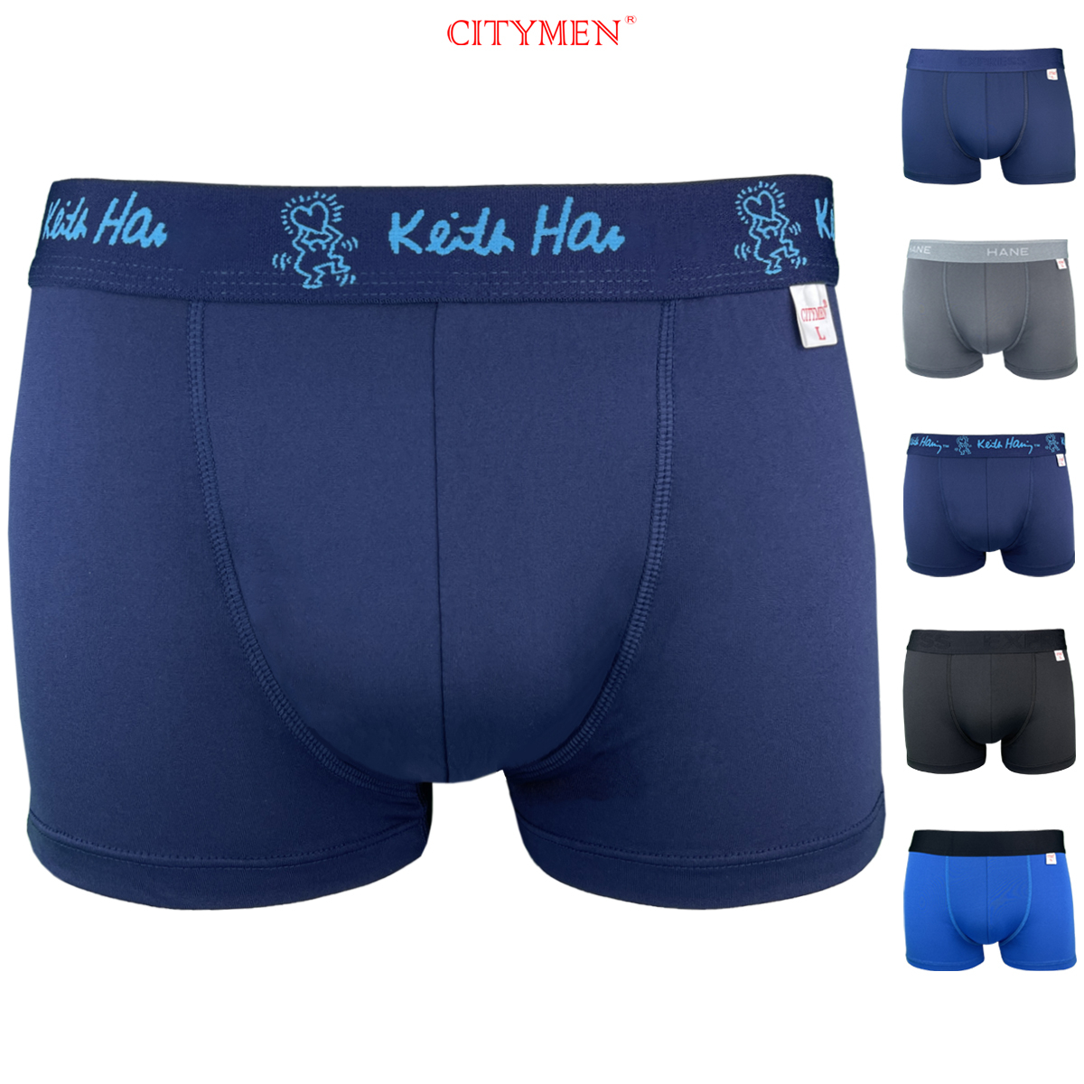 Quần Lót Nam Boxer Hiệu CITYMEN Nhiều Lưng Co Dãn 4 Chiều Vải Thun Lạnh Cao Cấp, Sịp Nam - CTSP-MULTIBL