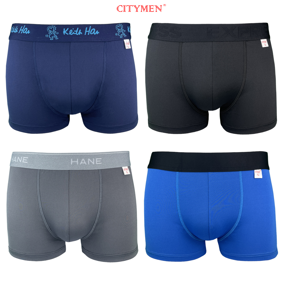 Quần Lót Nam Boxer Hiệu CITYMEN Nhiều Lưng Co Dãn 4 Chiều Vải Thun Lạnh Cao Cấp, Sịp Nam - CTSP-MULTIBL