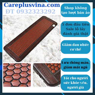 Thảm Đá Nóng Hồng Ngoại Massage Đá Tourmaline CarePlus 50x150cm