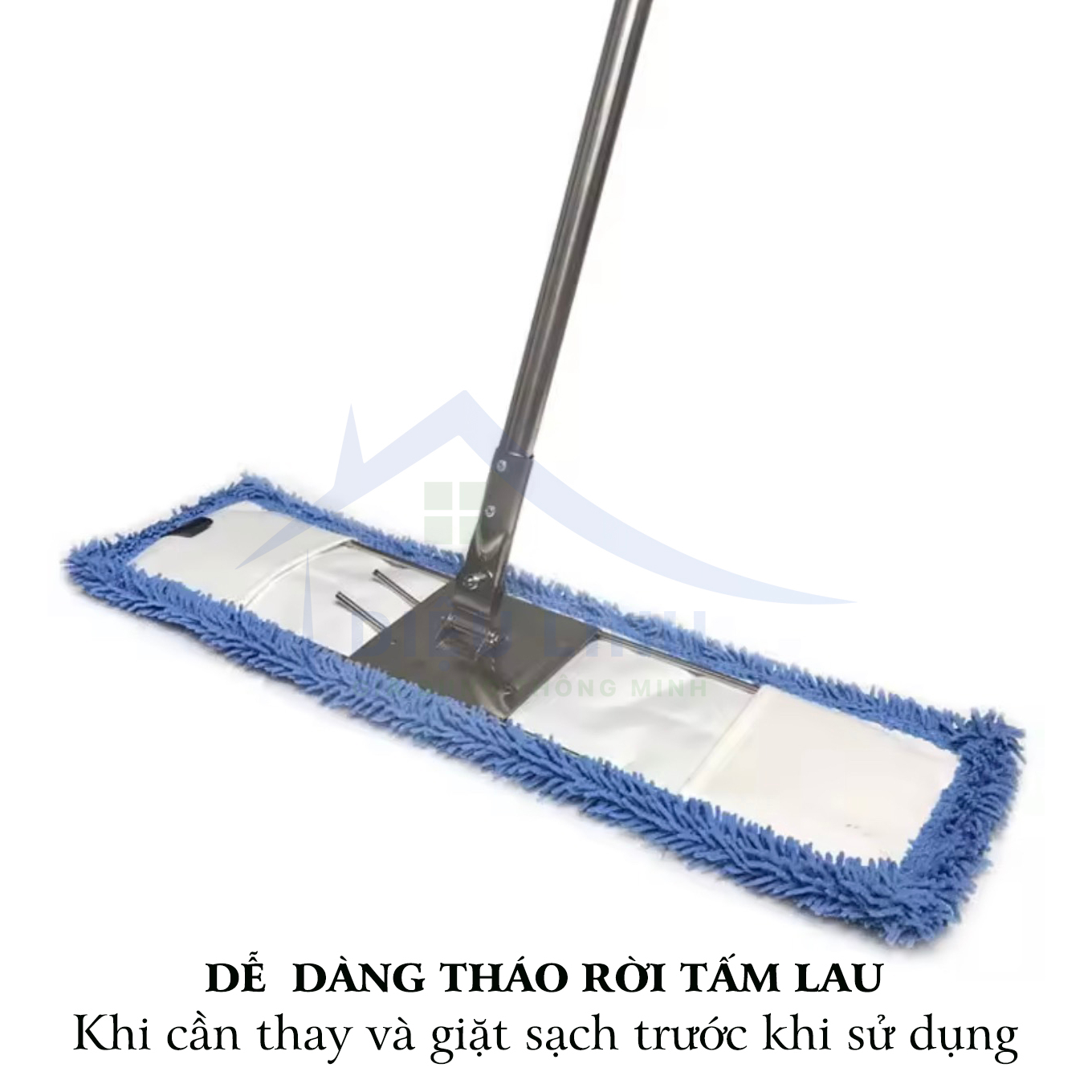 Cây lau nhà công nghiệp san hô 45cm sợi microfiber , chổi lau nhà tự vắt 360 siêu sạch siêu thấm hút hiệu quả tramanhsho