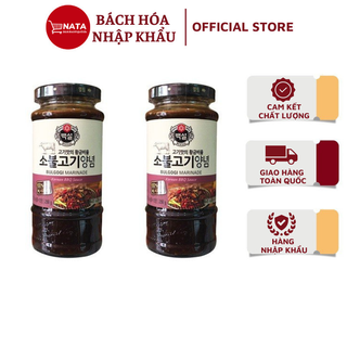 Sốt ướp thịt nướng hàn quốc nước ướp thịt bò, heo bulgogi beksul hàn 500g