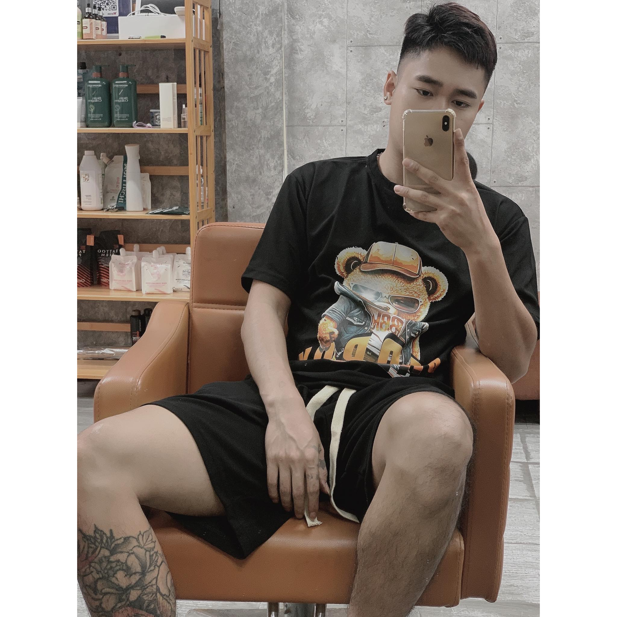 Đồ Bộ Nam Chất Vải Cotton Cao Cấp Oversize Thoáng Mát, Bộ Quần Áo Thể Thao Mùa Hè Phong Cách