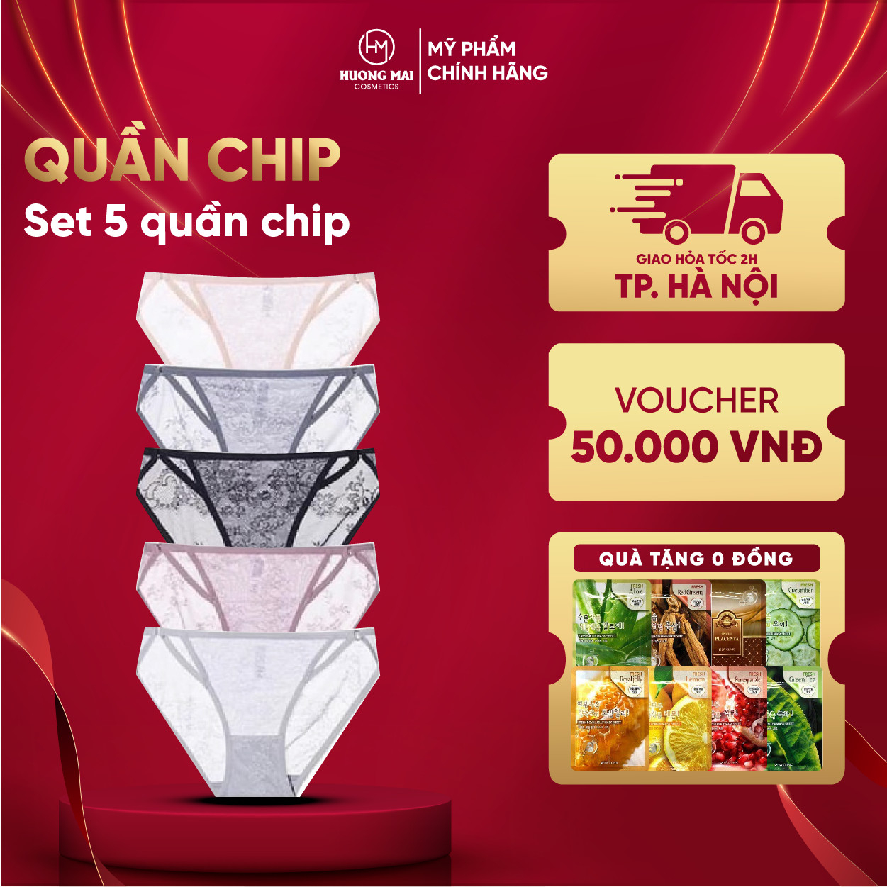 Set 5 Quần Chip