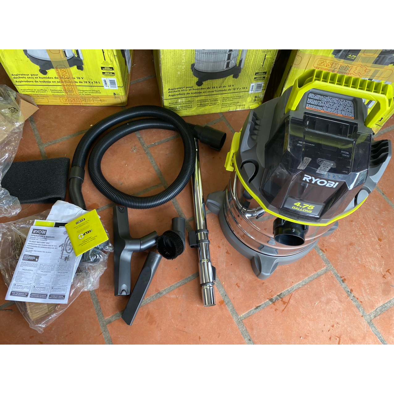 MÁY HÚT BỤI RYOBI 18V R18WDV