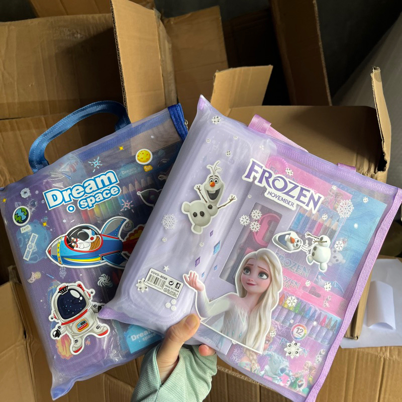 Set túi bút làm quà tặng cho bé trai và bé gái mới nhất