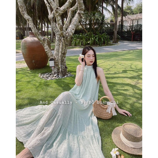 And Casually / Váy yếm suông xoè