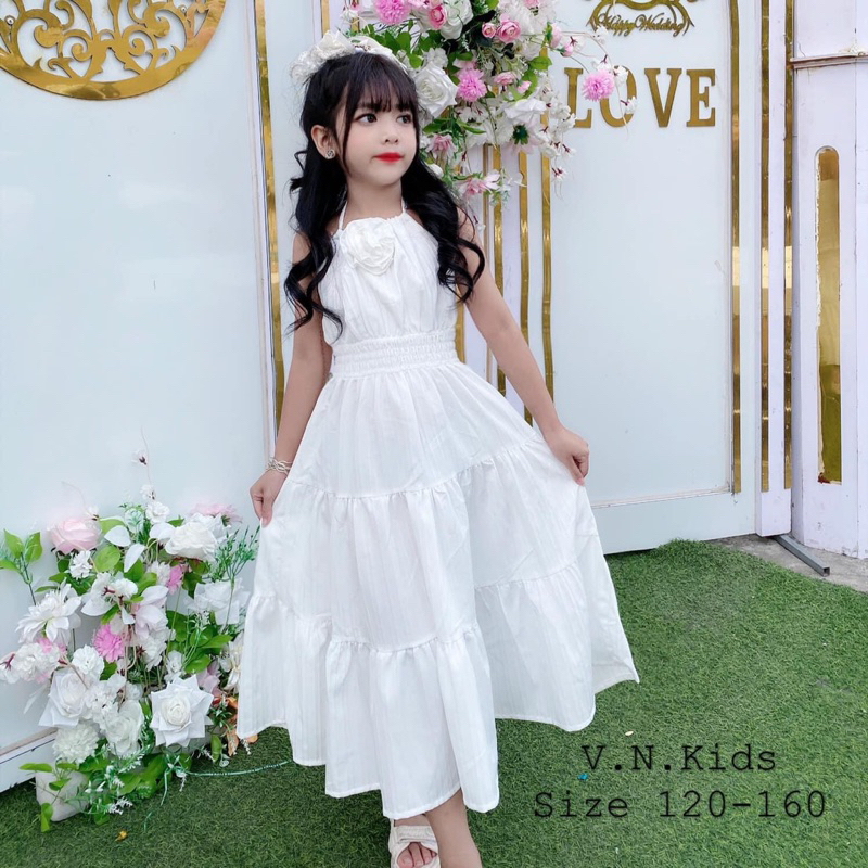 Sét váy đũi tầng cho bé gái từ 20-45kg