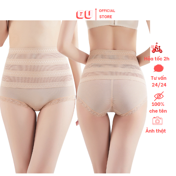 Quần Lót Gen Bụng Định Hình Thông Hơi Nâng Mông Mặc Váy Chất Đanh Siết Eo Thon Giảm Mỡ K10