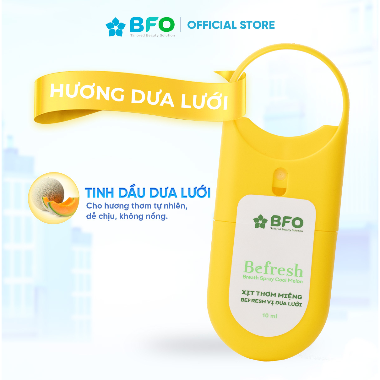 Xịt Thơm Miệng BFO Cho Hơi Thở Thơm Mát Dung Tích 10ml