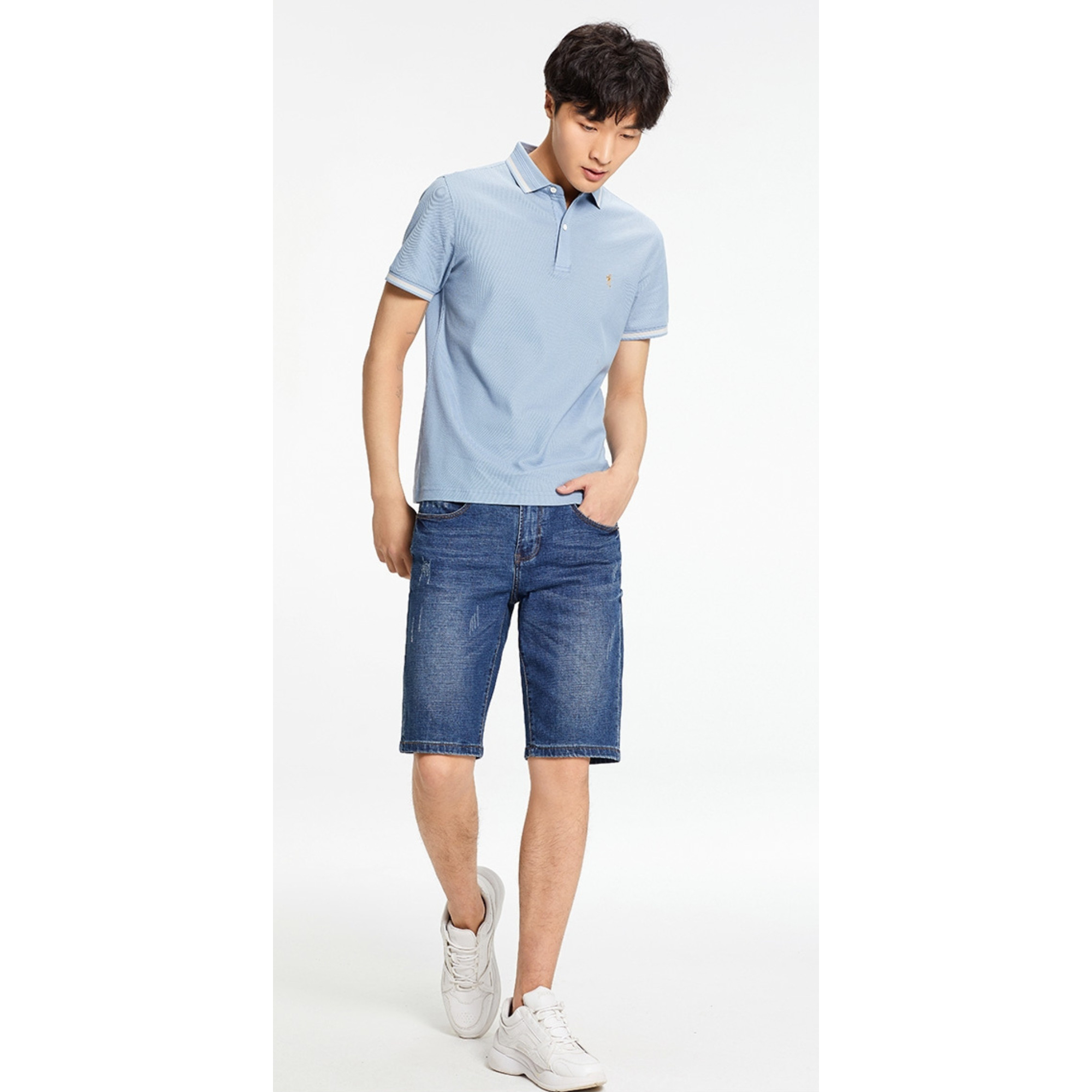 Quần Short Jean Nam vải Jean Phom Đứng Đủ Size Thời Trang MENFASHION1989 MEN SHORTS 066