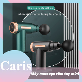 Máy massage cầm tay mini, súng massage cầm tay mini toàn thân 5 cấp độ chuyên sâu đa năng