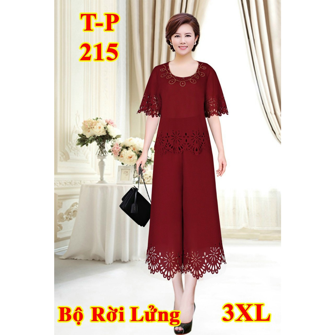 Đồ bộ trung niên cho mẹ,cho bà size XL,XXL(50-65kg)