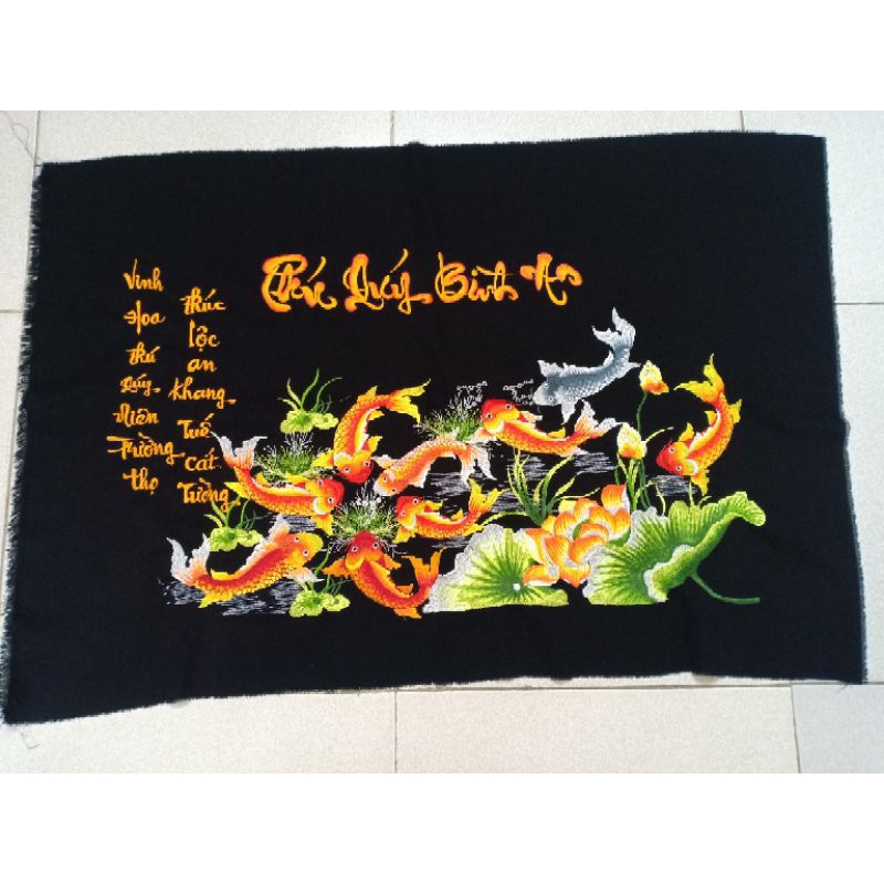 Tranh thêu thành phẩm