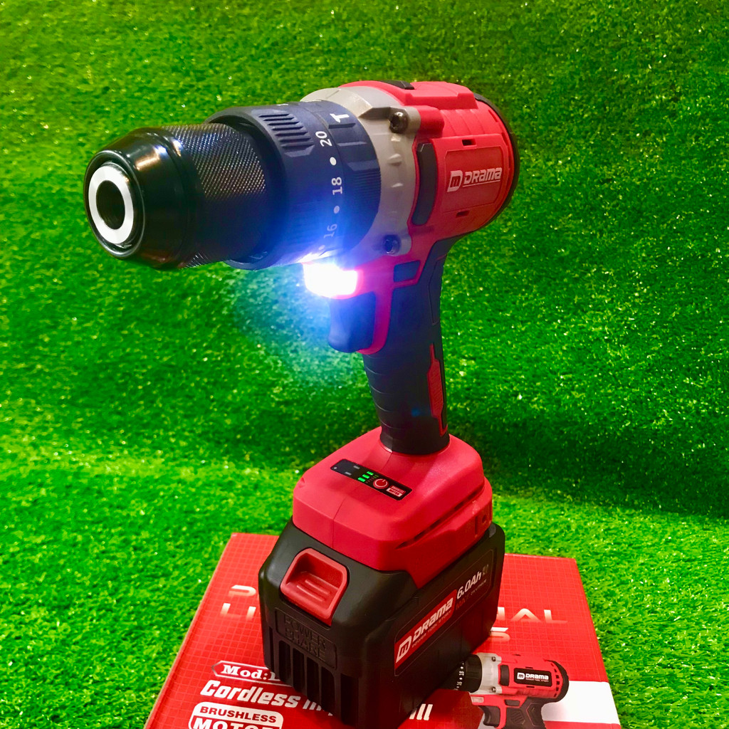 Thân Máy Khoan Pin DRAMA D5213, Lực Siết 100N.m, 3 Chức năng - Hàng chính hãng