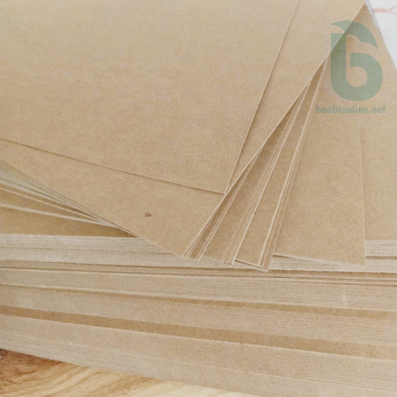 GIẤY KRAFT ĐỊNH LƯỢNG 280GSM A4 | GIẤY KRAFT LÀM BÌA SỔ SÁCH, LÀM ĐỒ HANDMADE,… - BAOBIONLINE