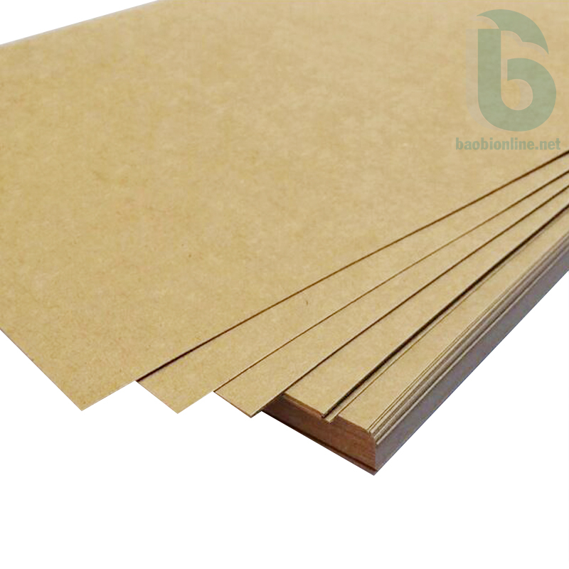 GIẤY KRAFT ĐỊNH LƯỢNG 280GSM A4 | GIẤY KRAFT LÀM BÌA SỔ SÁCH, LÀM ĐỒ HANDMADE,… - BAOBIONLINE