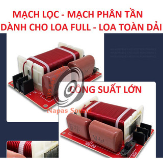 BỘ 2 CÁI MẠCH LỌC LOA TOÀN DẢI - CÓ ĐIỀU CHỈNH ÂM THANH - PHÂN TẦN LOA TOÀN DẢI