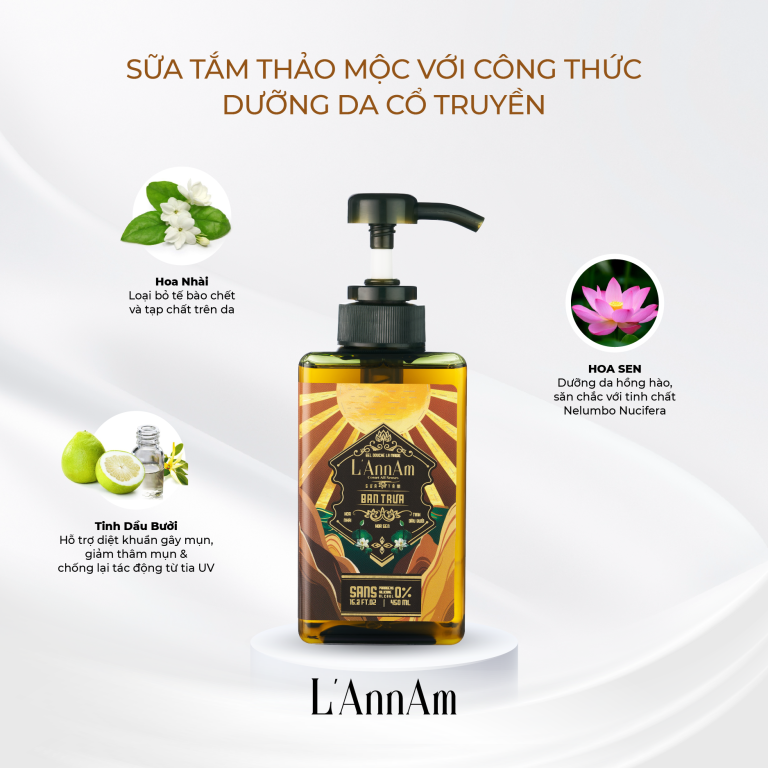 Sữa Tắm Thiên Nhiên L'AnnAm 80ml