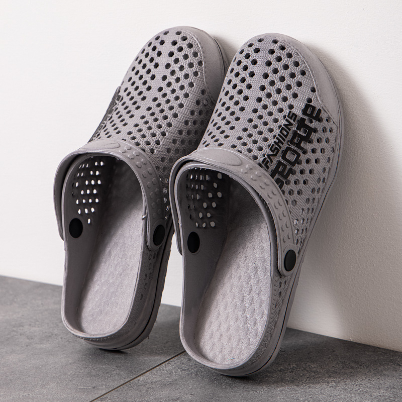 Giày sục nam nhựa quai hậu thể thao siêu nhẹ êm chân lỗ thoáng khí đi biển đi mưa chống nước siêu bền Jayxinh V340 | BigBuy360 - bigbuy360.vn