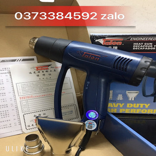 Máy khò nóng talon 2000w , máy khò nhiệt cầm tay đa năng có chỉnh nhiệt kèm 2 đầu khò