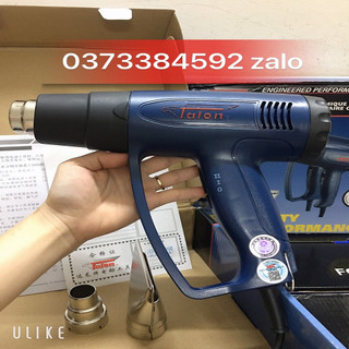 Máy Khò Màng Co máy khò hơi nóng TALON 2000W, có chỉnh nhiệt kèm 2 đầu khò, máy rút màng co