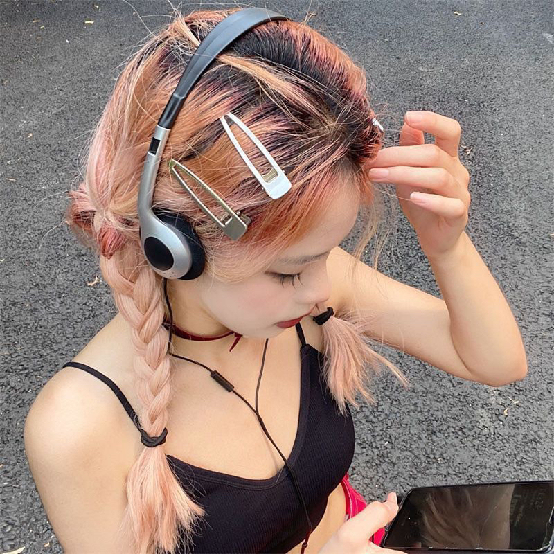 (sẵn) Tai nghe chụp tai y2k harajuku grunge aesthetic heaphones