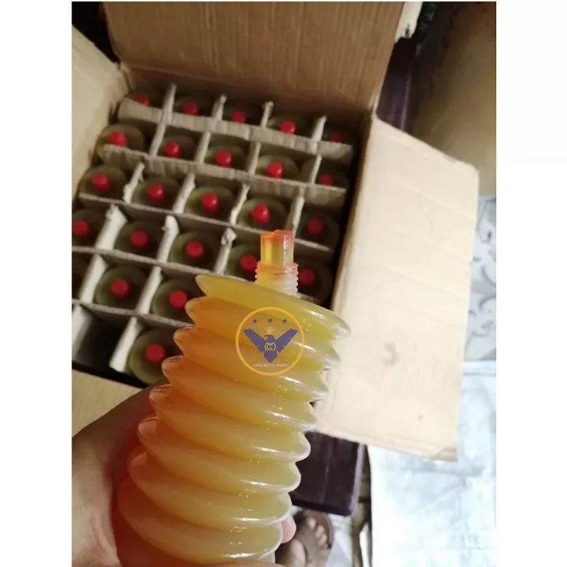 Mỡ sâu, mỡ bò bôi trơn chịu nhiệt đóng chai dạng con sâu Grease Lithium Crystal NLGI3