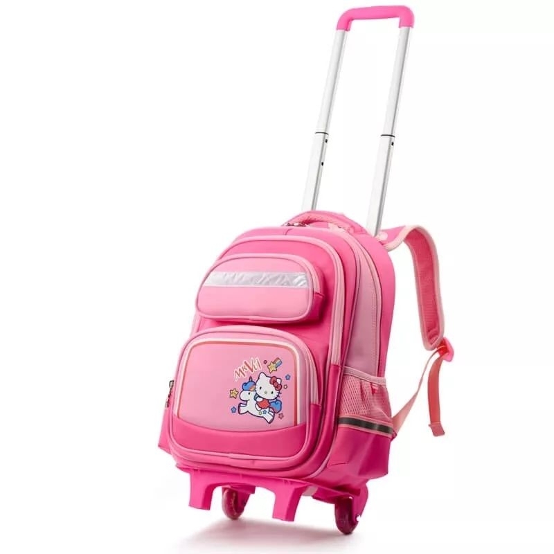 Balo Học Sinh Cần Kéo MrVui 866 -Bé Lớp 2-Lớp 5 -Bảo hành chính hãng 2năm