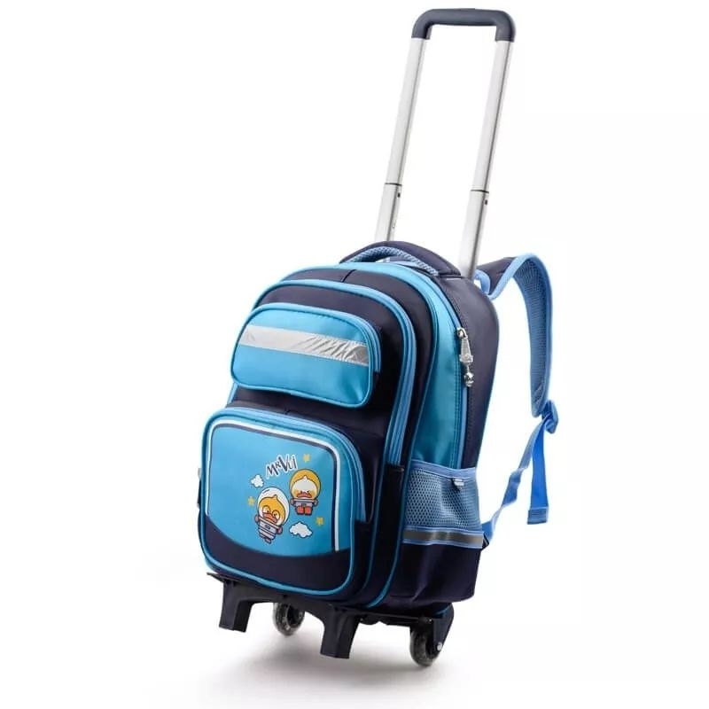 Balo Học Sinh Cần Kéo MrVui 866 -Bé Lớp 2-Lớp 5 -Bảo hành chính hãng 2năm