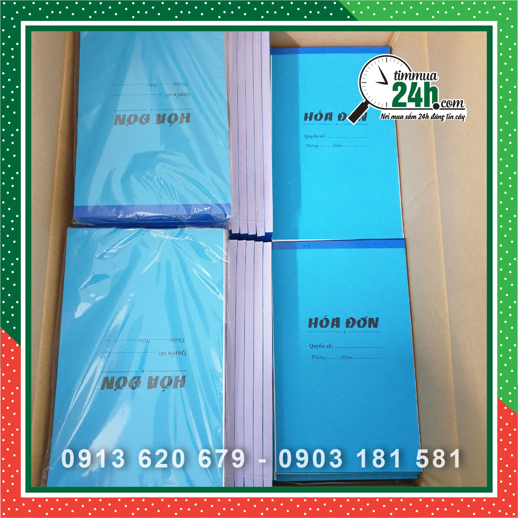 Hóa đơn bán lẻ 2 liên giá rẻ, có sẵn