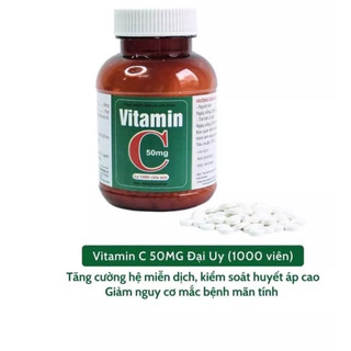 Vitamin C Đại Uy Bổ sung Vitamin C tăng sức đề kháng
