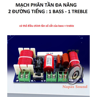 BỘ 2 CÁI MẠCH PHÂN TẦN 2 LOA WEAH204 - CHỈNH ĐƯỢC ÂM BASS VÀ TRÉP - MẠCH PHÂN TẦN 2 ĐƯỜNG TIẾNG