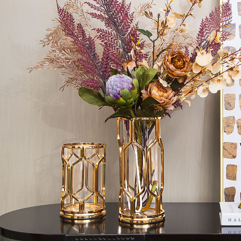 Bình Hoa Thủy Tinh Sang Trọng Trang Trí Nội Thất Đồ trang trí phòng khách đặt bàn | BigBuy360 - bigbuy360.vn