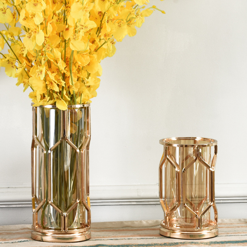 Bình Hoa Thủy Tinh Sang Trọng Trang Trí Nội Thất Đồ trang trí phòng khách đặt bàn | BigBuy360 - bigbuy360.vn