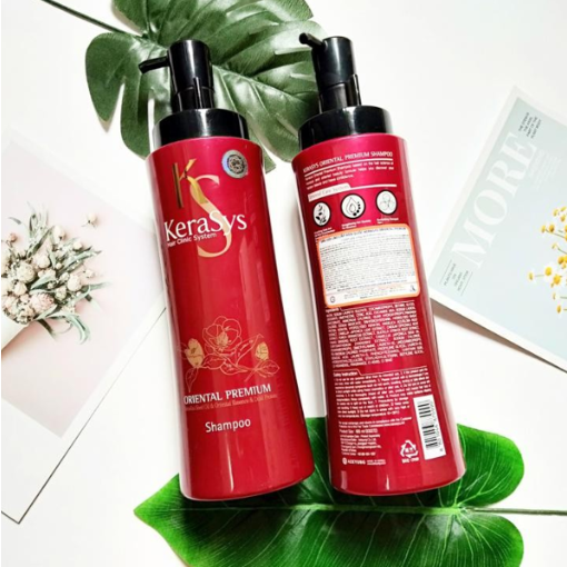 Dầu gội thảo dược phục hồi hư tổn Kerasys Oriental Premium Hàn Quốc giảm gãy rụng, kích thích mọc tóc 600ml