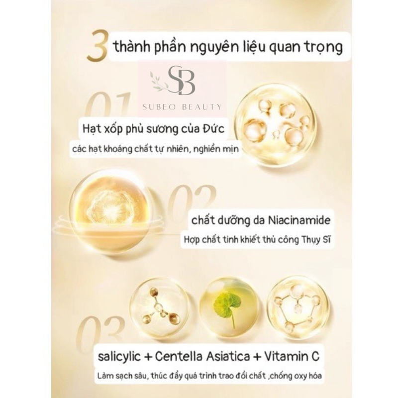 Tẩy tế bào chết toàn thân OLAY làm sáng da hỗn hợp Niacinamide Scrub Two-in-One Female minisize- Subeo Beauty