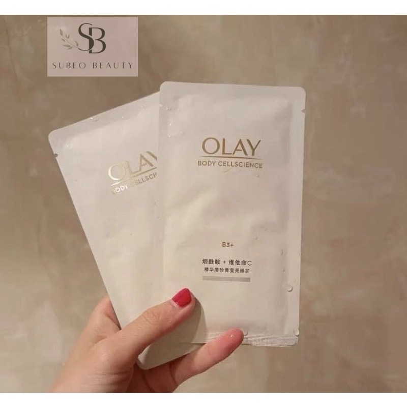 Tẩy tế bào chết toàn thân OLAY làm sáng da hỗn hợp Niacinamide Scrub Two-in-One Female minisize- Subeo Beauty