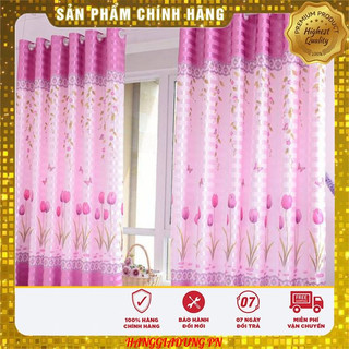 Rèm Vải Treo Cửa 2m cao có khoen tròn chống nắng may tại nhà HOA TULIP