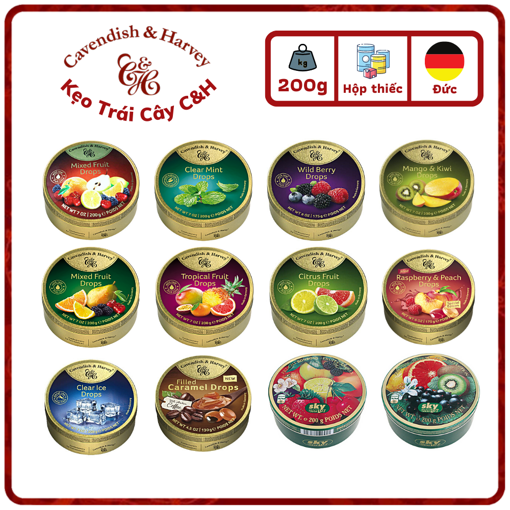 KẸO TRÁI CÂY C&H 200G