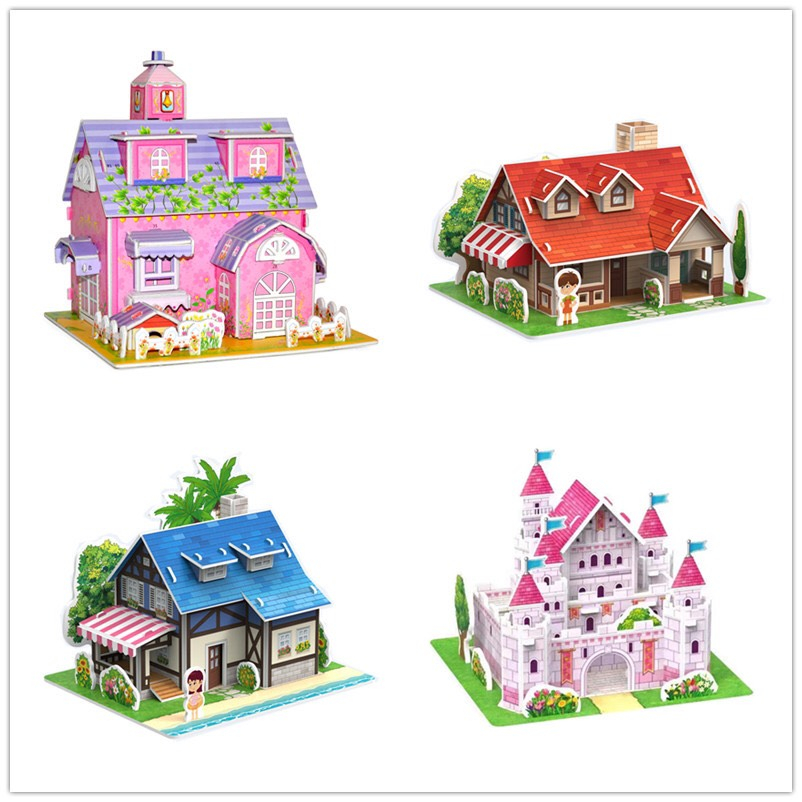 Bộ Đồ Chơi Xếp Hình 3D VPPT&amp;T Chất Liệu Xốp An Toàn Cho Bé yêu HX0190