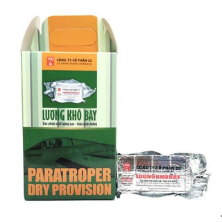 Lương khô bay, hộp 1kg, lương khô quân đội, cam kết chính hãng