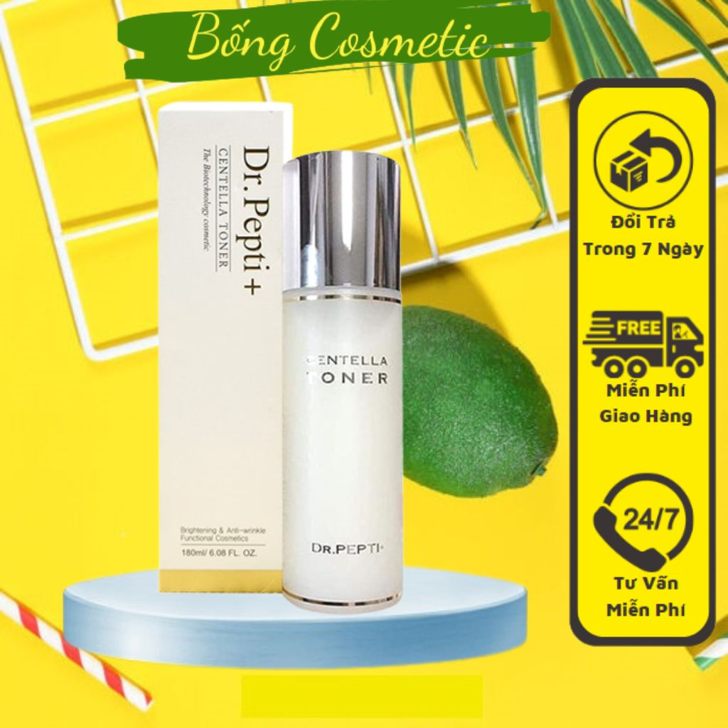 Nước Hoa Hồng Dr.Pepti Dưỡng Da Căng Bóng 180ml