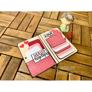 (Free in ảnh) Thiệp dán ảnh handmade
