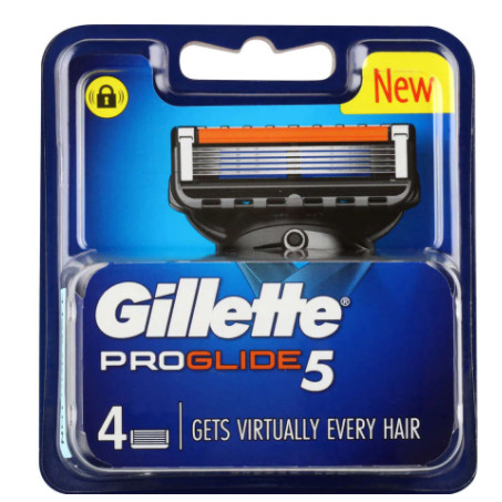 Dao cạo râu 5 lưỡi Gillette Proglide5 với lưỡi gel bôi trơn tăng cường giúp cạo sạch sâu, làm mát da
