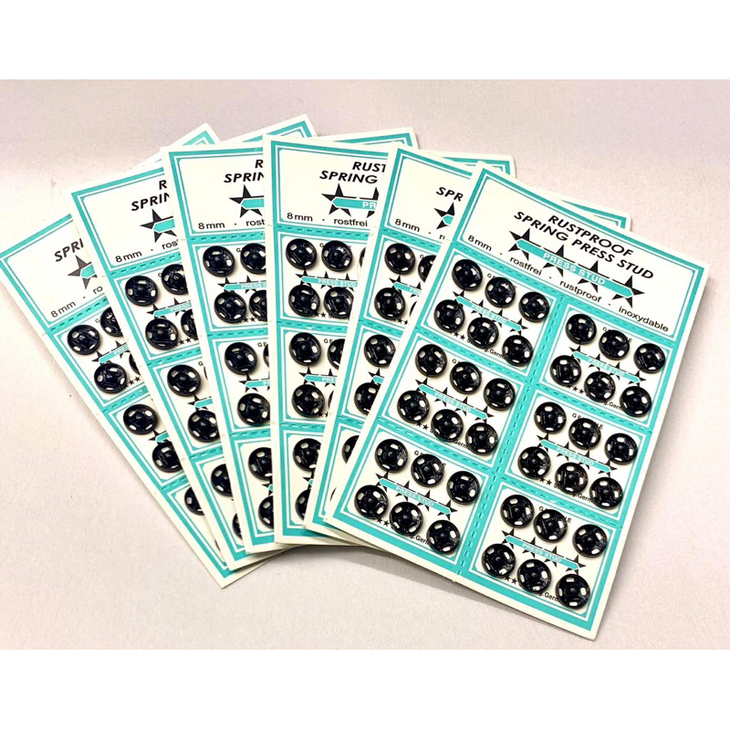 1 vỉ 36 cái nút bóp tốt của Đức cỡ 10mm