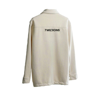 Áo Khoác Basic Jacket Vải Dạ Unisex Oversized 7MILLIONS (Đen & Xám Xanh) - Tặng Kèm Box