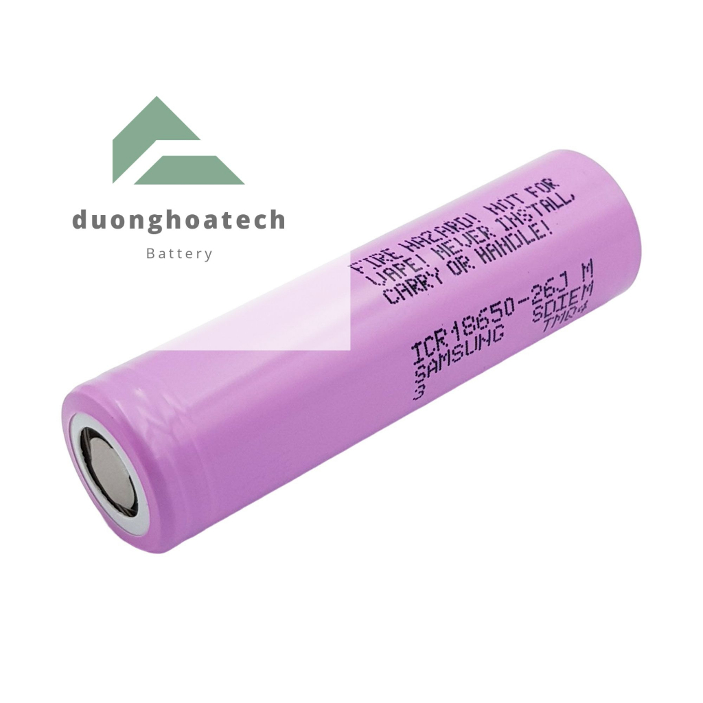 Cell Pin 18650 Samsung ICR18650 26JM 3.7V 2600mAh Dòng Xả 10A