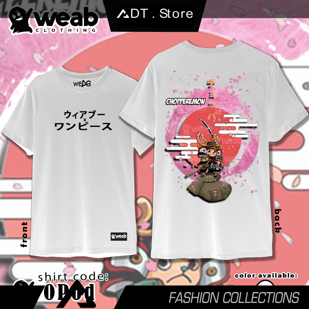 Áo thun hình WEAB CLOTHING ONE PIECE cực chất giá rẻ mẫu HOT bán chạy