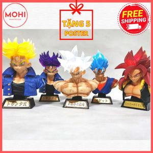 Mô hình bán thân Dragon Ball: Goku Bản Năng Vô Cực, Gogeta Surper Saiyan 4, Trunks